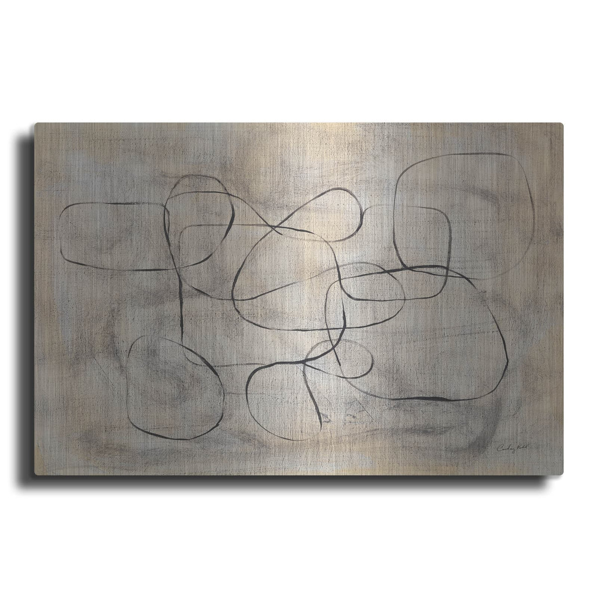 'Loopy' by Courtney Prahl – Metal Wall Art