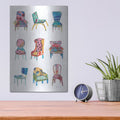 'Mod Chair Chart' by Courtney Prahl – Metal Wall Art, 12x16 room view