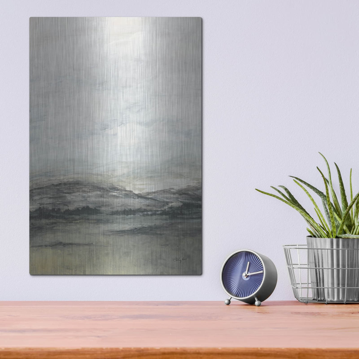 'Moody Hills' by Courtney Prahl – Metal Wall Art, 12x16 room view