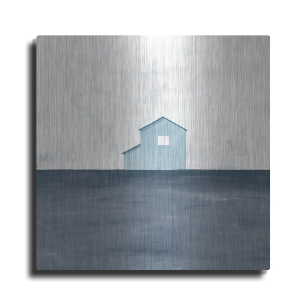 'Rural Simplicity 4 Blue' by Courtney Prahl – Metal Wall Art