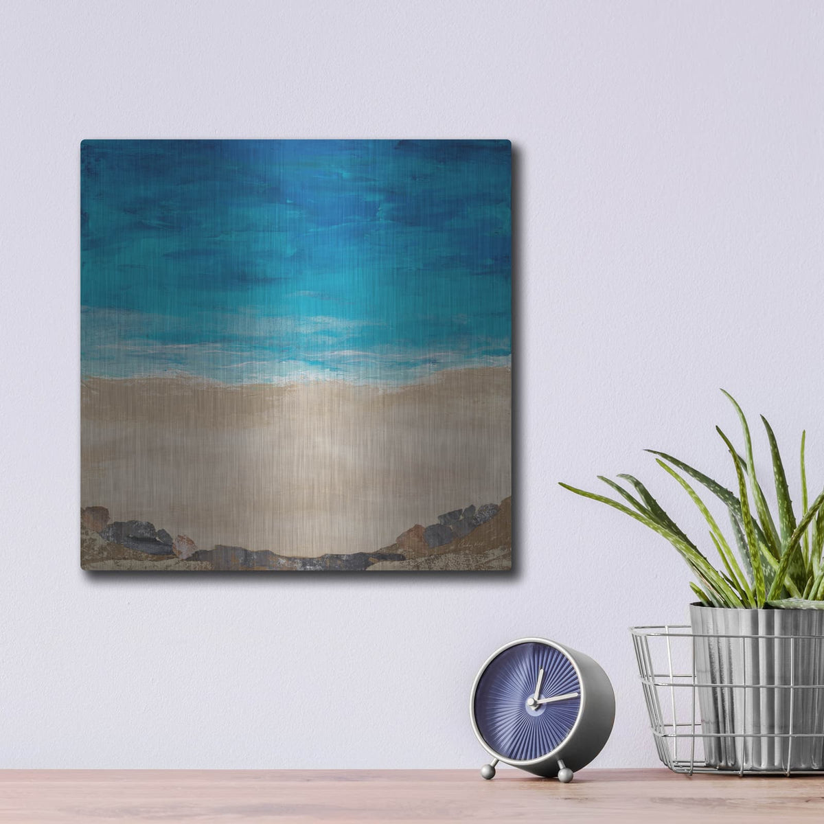 'The Cove' by Courtney Prahl – Metal Wall Art, 12x12 room view