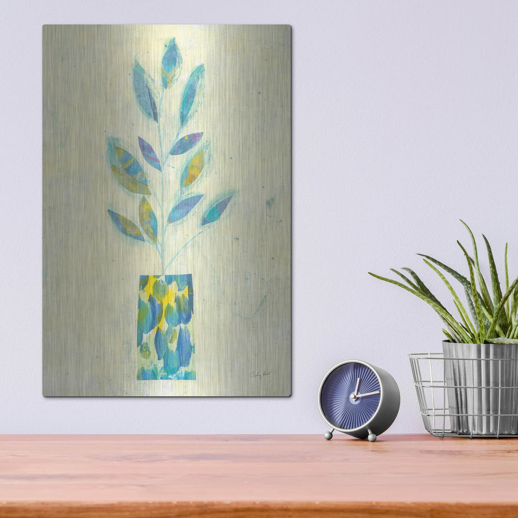'Vibrant Vase' by Courtney Prahl – Metal Wall Art, 12x16 room view