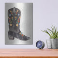 'Western Cowgirl Boot 3' by Courtney Prahl – Metal Wall Art, 12x16 room view