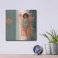 'Beach Babes 3' by Janelle Penner – Metal Wall Art, 12x12 room view