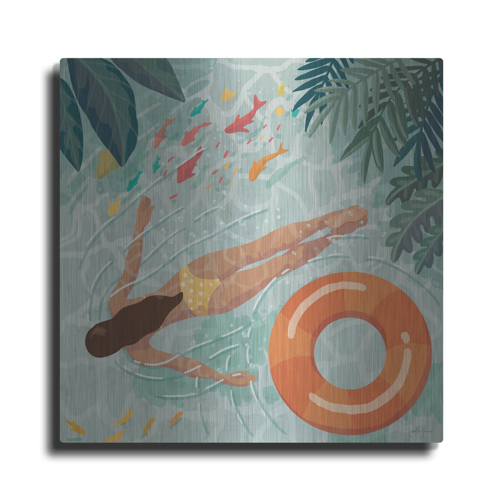 'Beach Babes 4' by Janelle Penner – Metal Wall Art