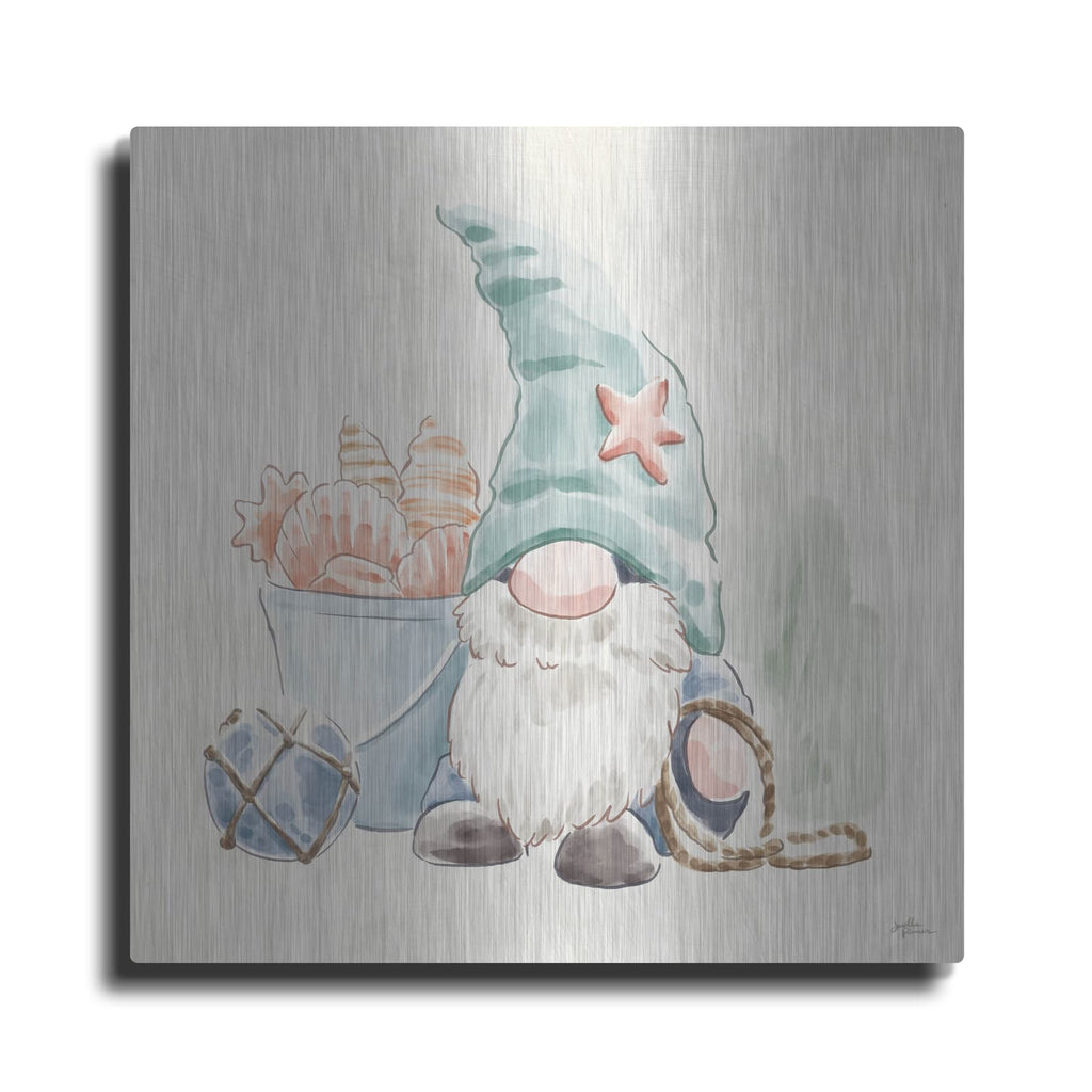 'Beach Gnomes 2' by Janelle Penner – Metal Wall Art