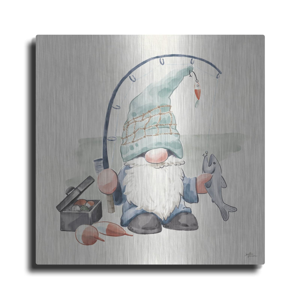 'Beach Gnomes 3' by Janelle Penner – Metal Wall Art