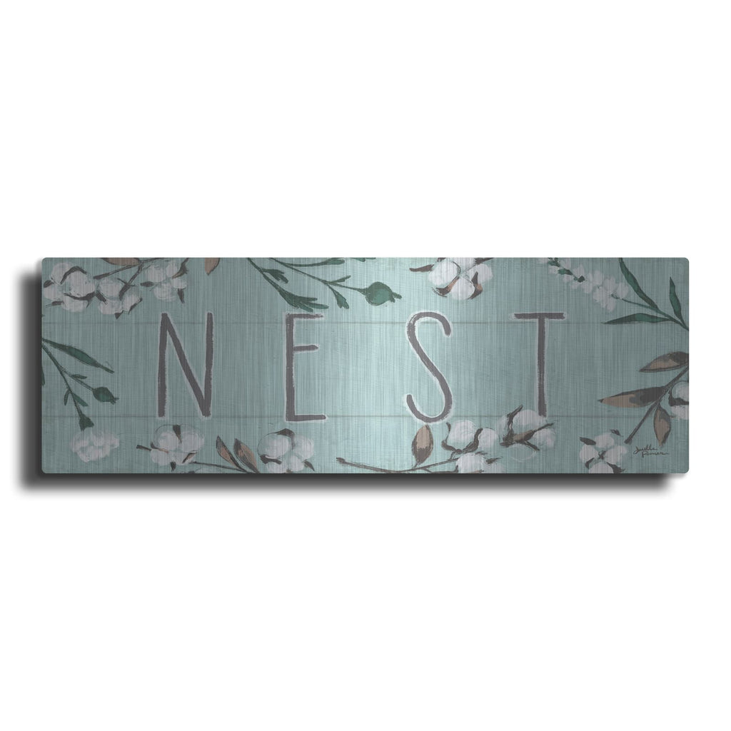 'Blessed 11 Mint' by Janelle Penner – Metal Wall Art