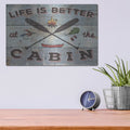 'Cabin Fever 1' by Janelle Penner – Metal Wall Art, 16x12 room view