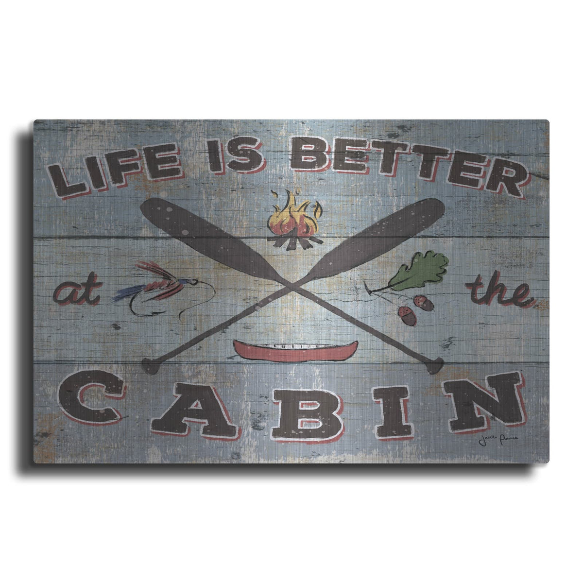 'Cabin Fever 1' by Janelle Penner – Metal Wall Art