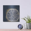'Calm Seas 10 No Words' by Janelle Penner – Metal Wall Art, 12x12 room view