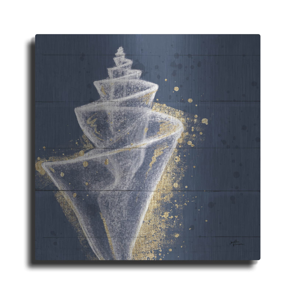 'Calm Seas V3 No Words' by Janelle Penner – Metal Wall Art