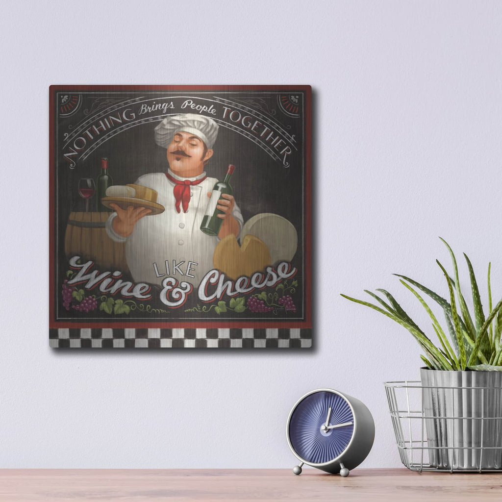 'Chefs Specials 2' by Janelle Penner – Metal Wall Art, 12x12 room view