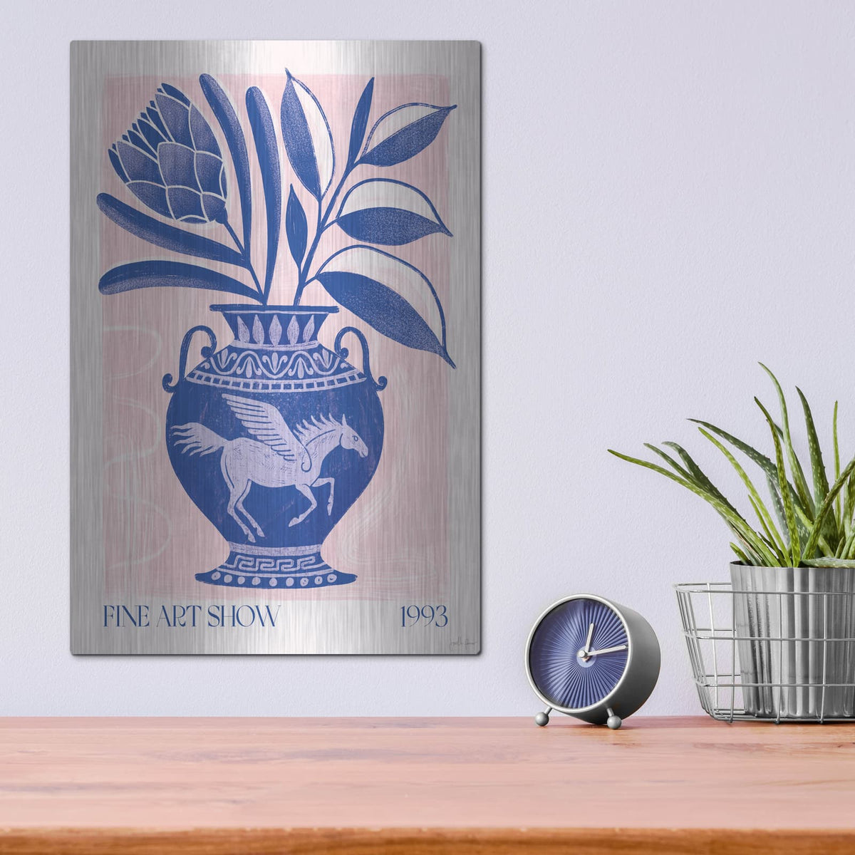 'Fine Art Vase 1' by Janelle Penner – Metal Wall Art, 12x16 room view
