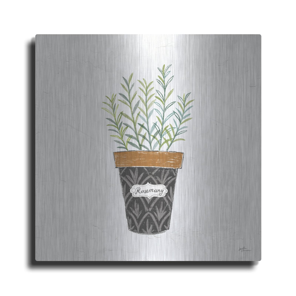 'Fine Herbs 9' by Janelle Penner – Metal Wall Art