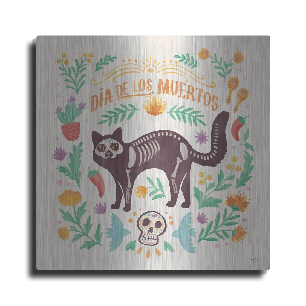 'La Calaca 4' by Janelle Penner – Metal Wall Art