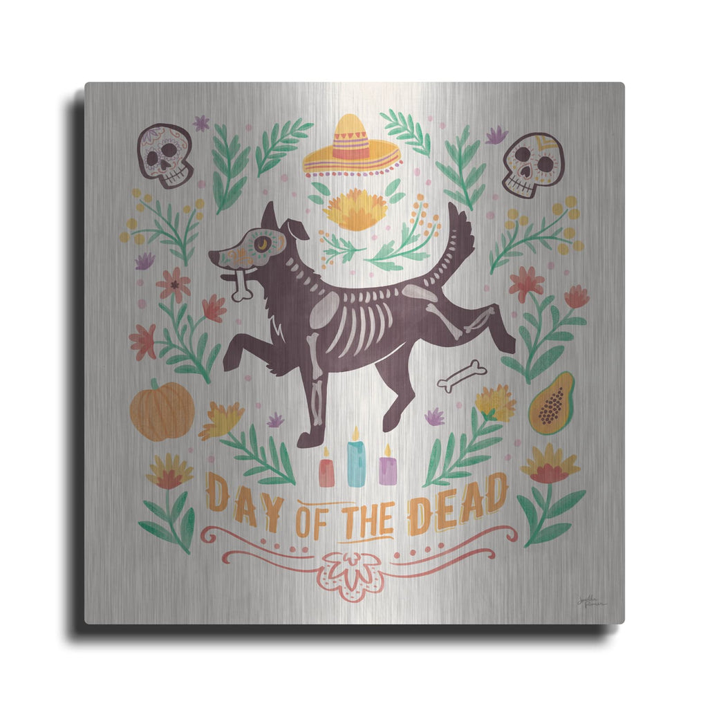 'La Calaca 5' by Janelle Penner – Metal Wall Art