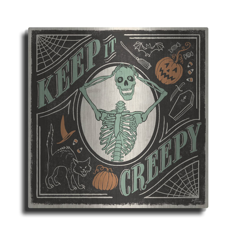 'Scaredy Cats 5' by Janelle Penner – Metal Wall Art