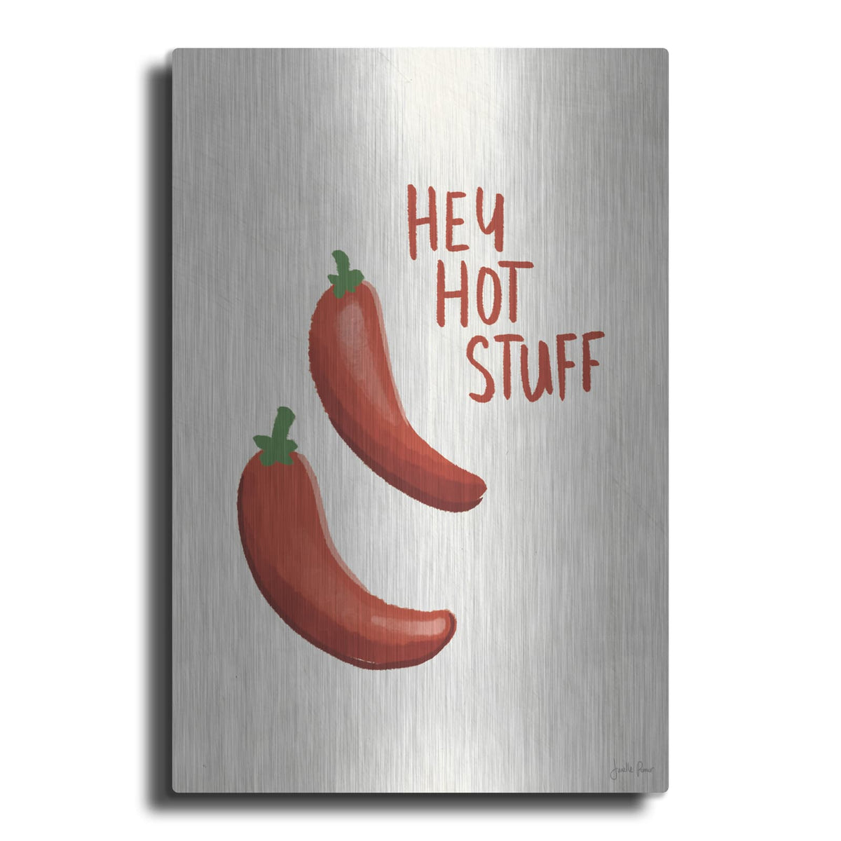 'Veggie Fun 4' by Janelle Penner – Metal Wall Art