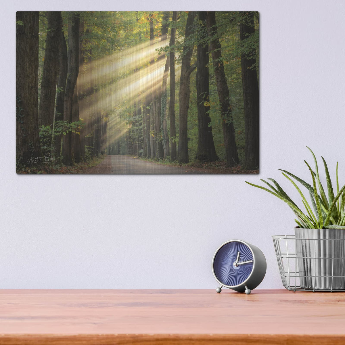 'Rayzor Light' by Martin Podt – Metal Wall Art, 16x12 room view