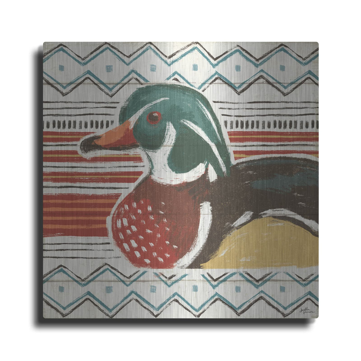'Vintage Lake 10' by Janelle Penner – Metal Wall Art