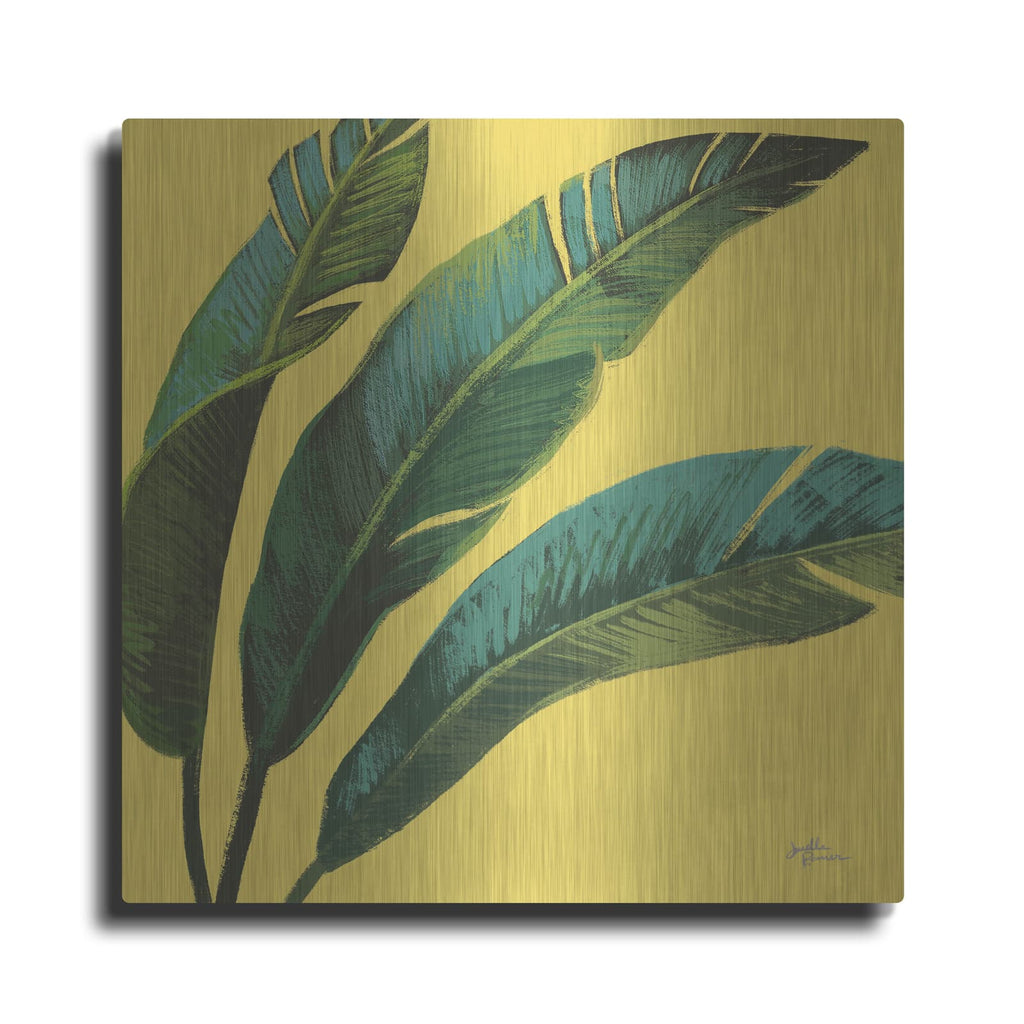 'Welcome To Paradise 11 Yellow' by Janelle Penner – Metal Wall Art