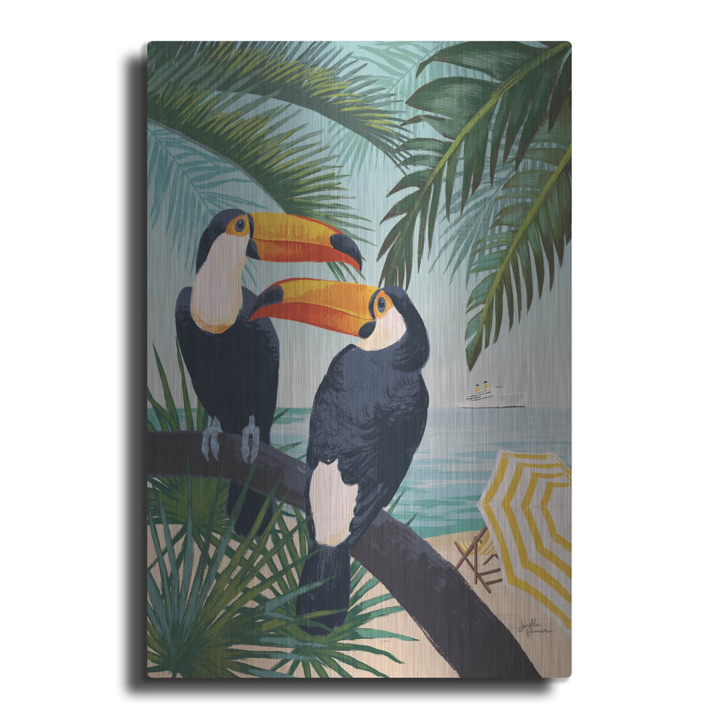 'Welcome To Paradise 7' by Janelle Penner – Metal Wall Art