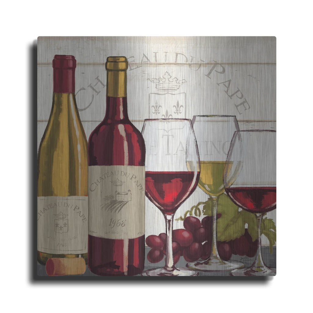 'Wine Tasting 2' by Janelle Penner – Metal Wall Art