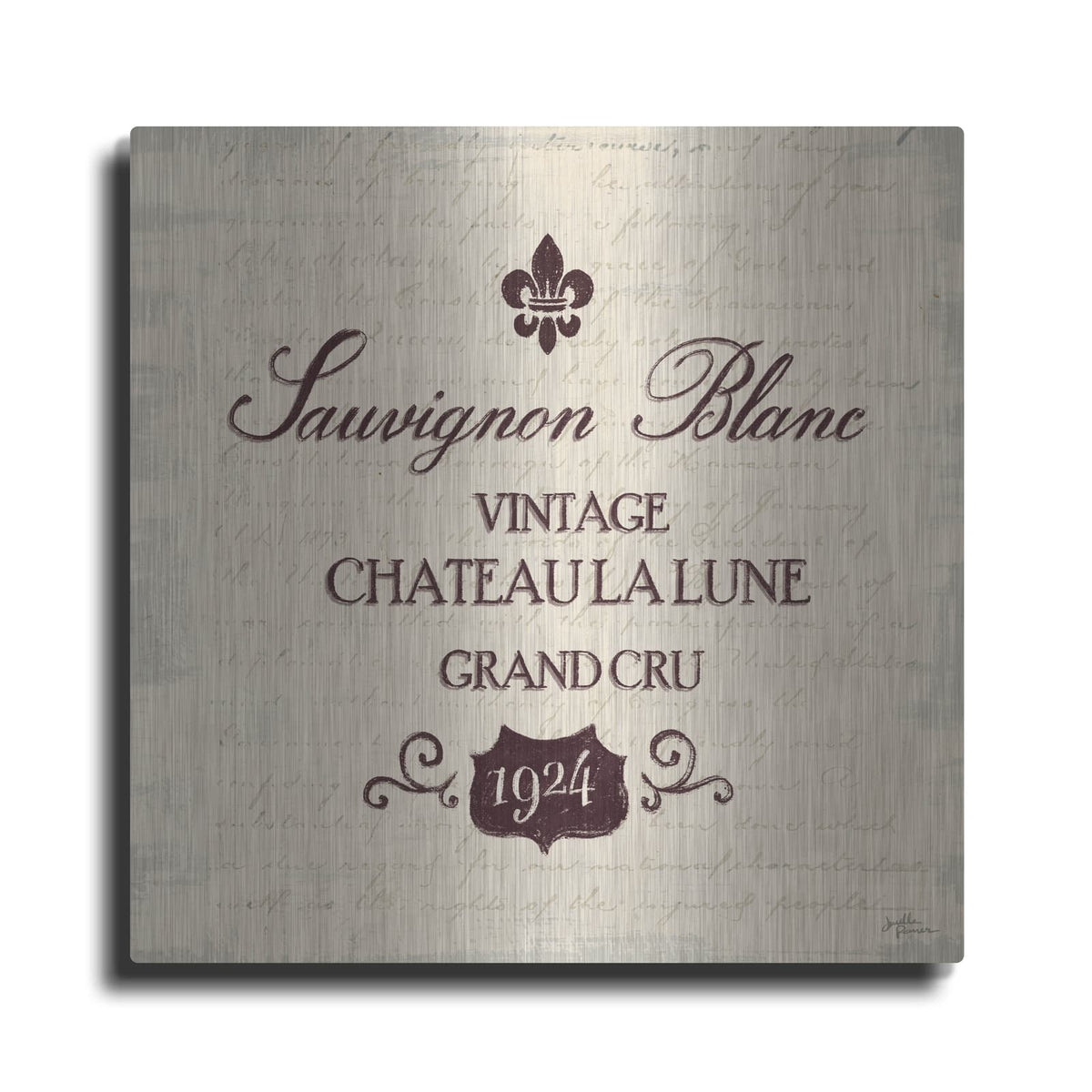 'Wine Tasting 6' by Janelle Penner – Metal Wall Art