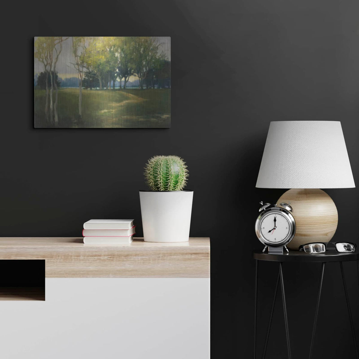 'Again Tomorrow' by Julia Purinton – Metal Wall Art, 24x16 room view