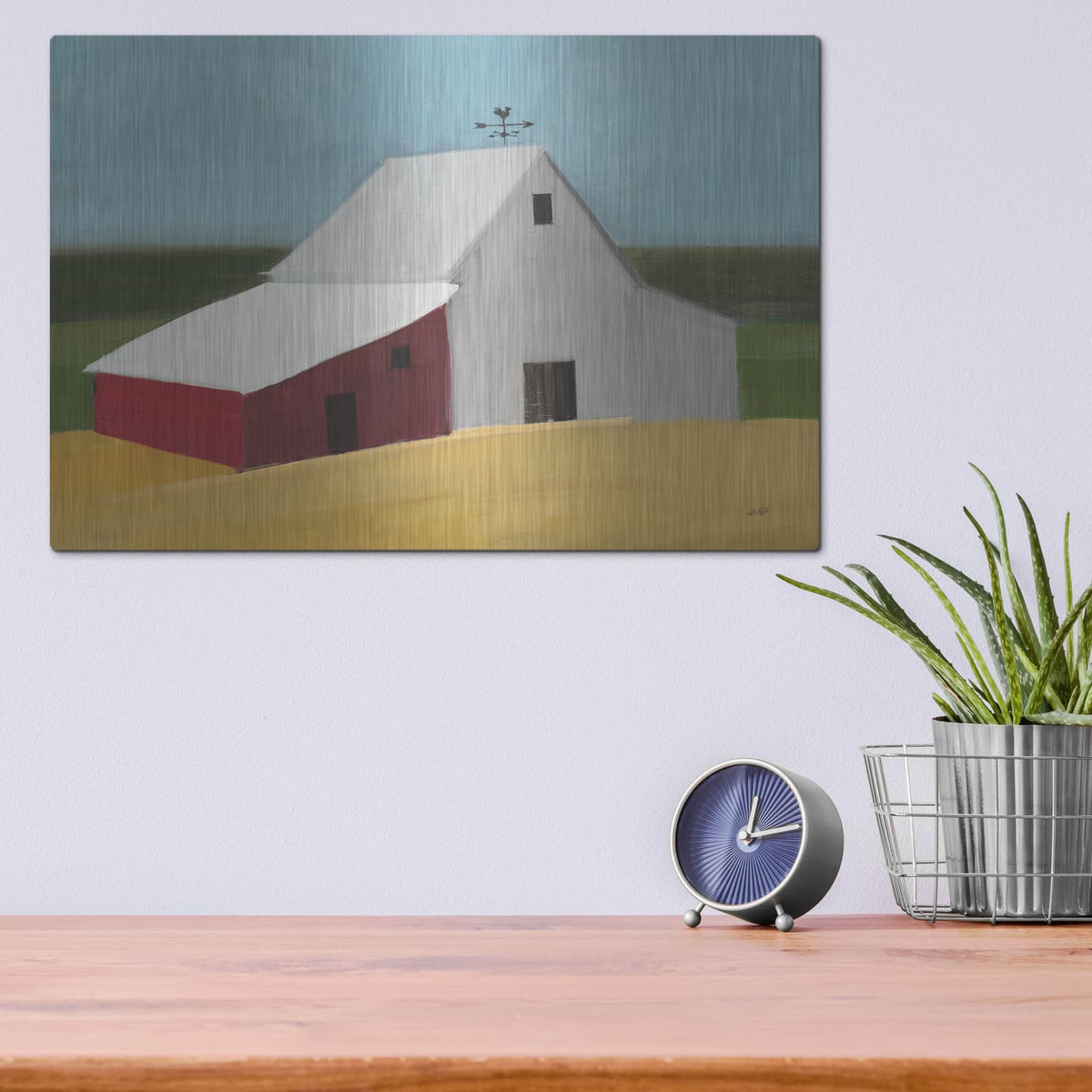 'Americana Barn' by Julia Purinton – Metal Wall Art, 16x12 room view
