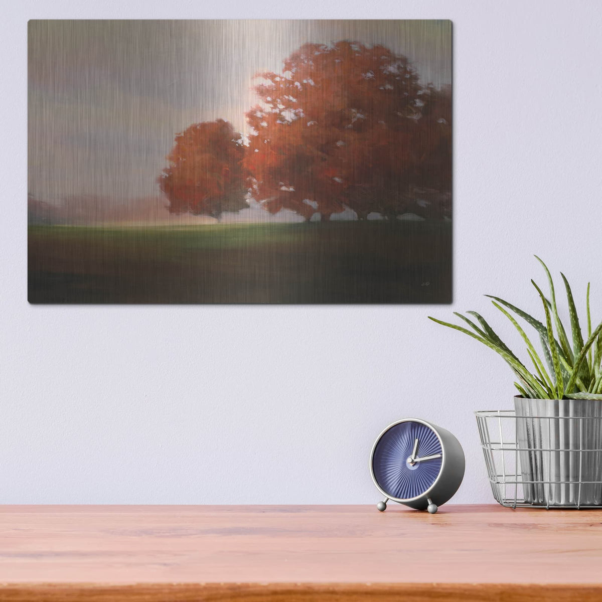 'Autumn Glow' by Julia Purinton – Metal Wall Art, 16x12 room view