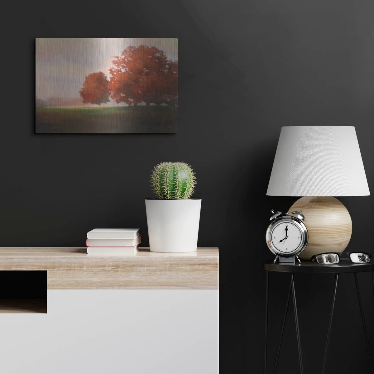 'Autumn Glow' by Julia Purinton – Metal Wall Art, 24x16 room view