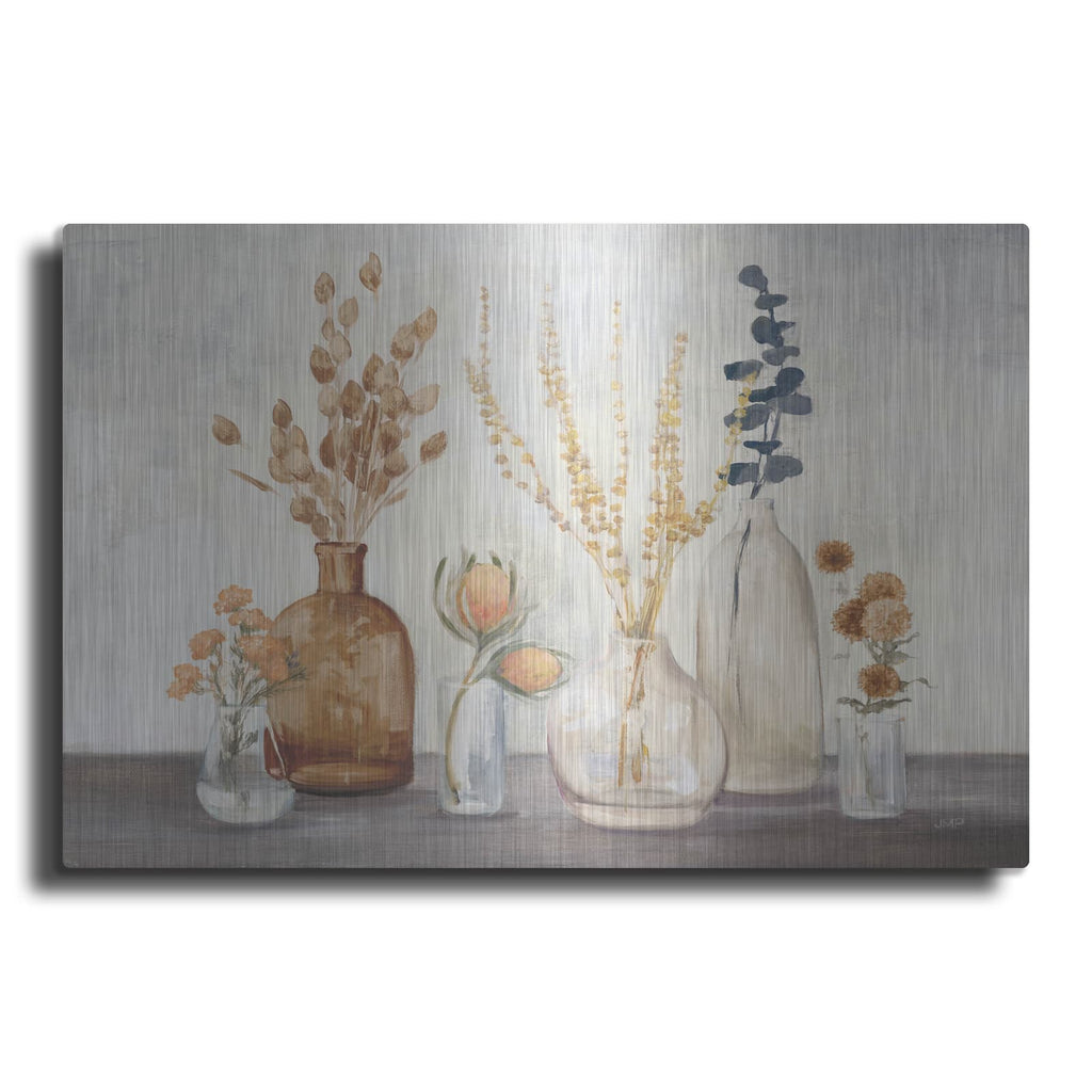 'Autumn Greenhouse 1 Amber' by Julia Purinton – Metal Wall Art