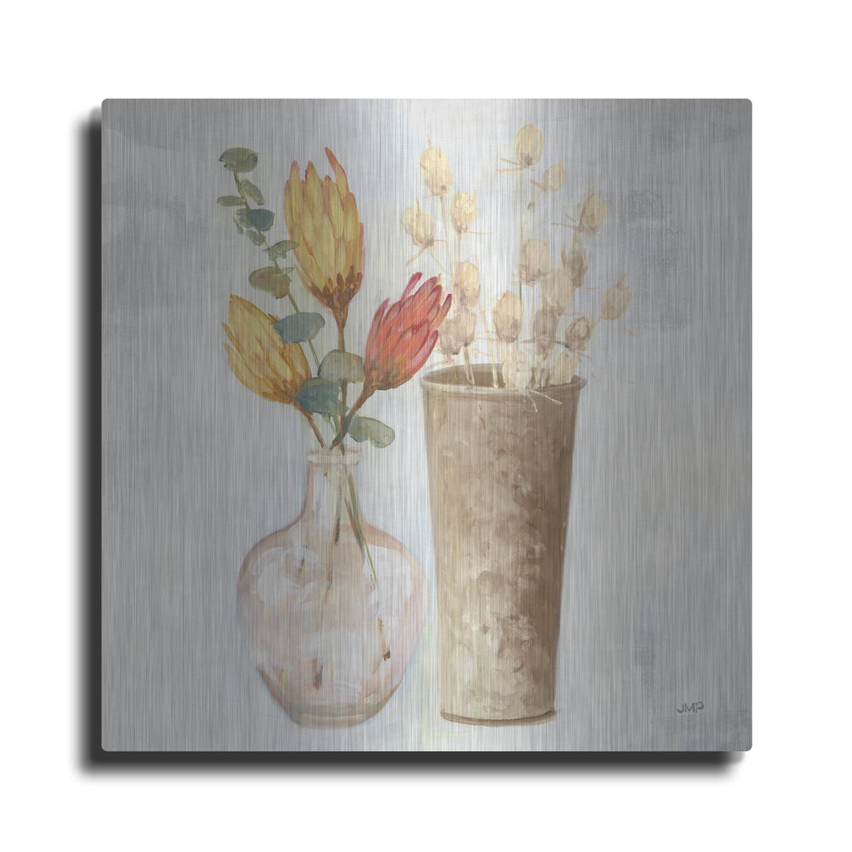 'Autumn Greenhouse 5 Brown' by Julia Purinton – Metal Wall Art