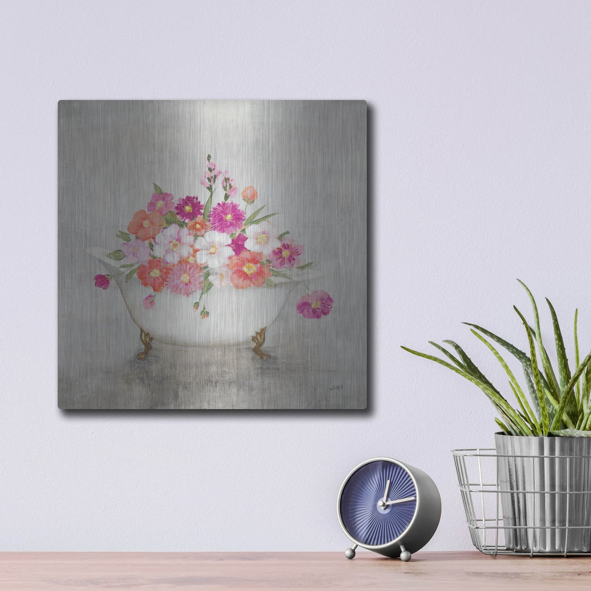 'Bathing Beauty' by Julia Purinton – Metal Wall Art, 12x12 room view