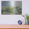 'Beach Walk' by Julia Purinton – Metal Wall Art, 16x12 room view