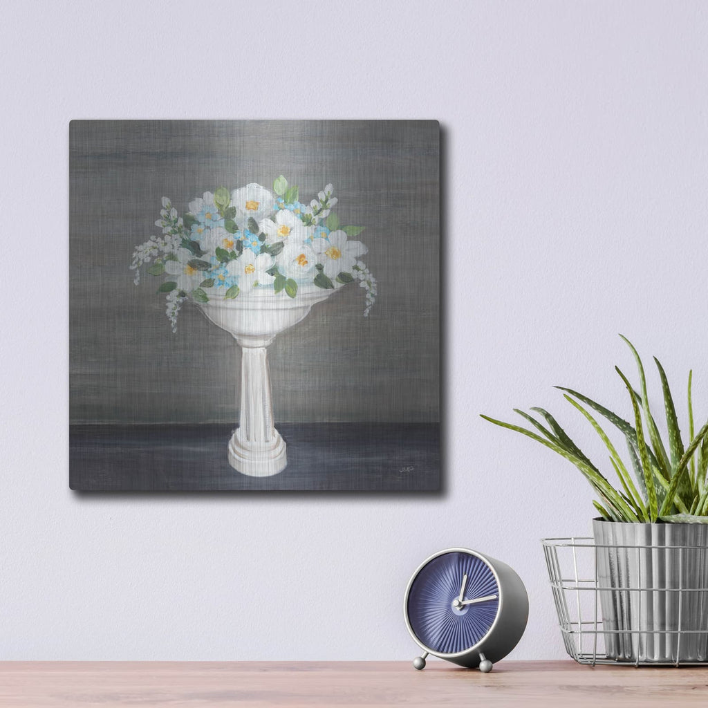 'Blooming Sink' by Julia Purinton – Metal Wall Art, 12x12 room view