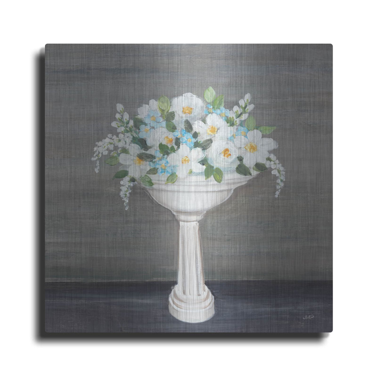 'Blooming Sink' by Julia Purinton – Metal Wall Art