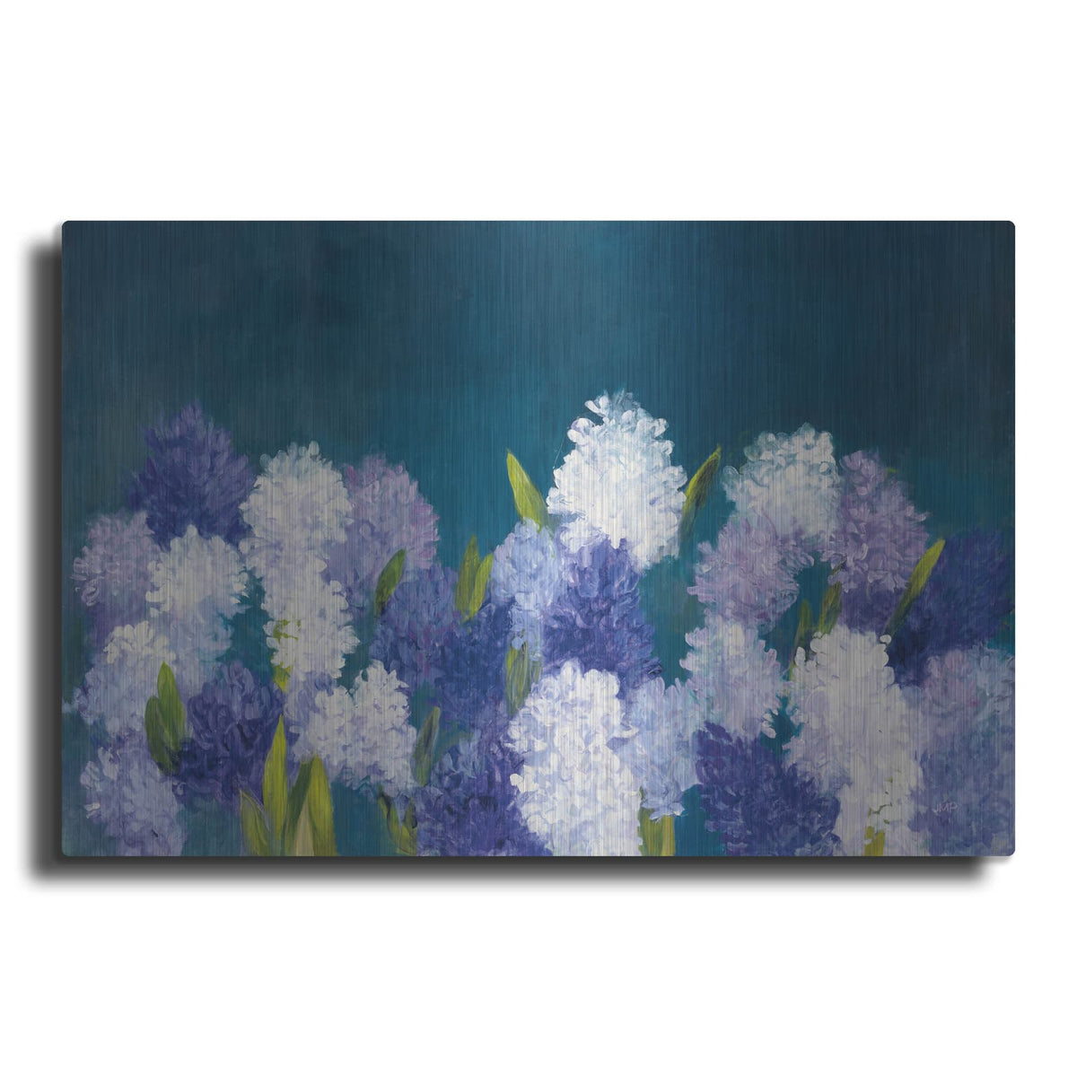 'Bold Hyacinth' by Julia Purinton – Metal Wall Art