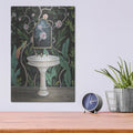 'Botanical Bath 1' by Julia Purinton – Metal Wall Art, 12x16 room view
