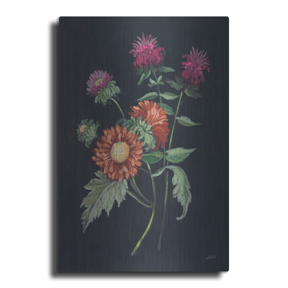 'Botanical Beauty 1 Jewel' by Julia Purinton – Metal Wall Art