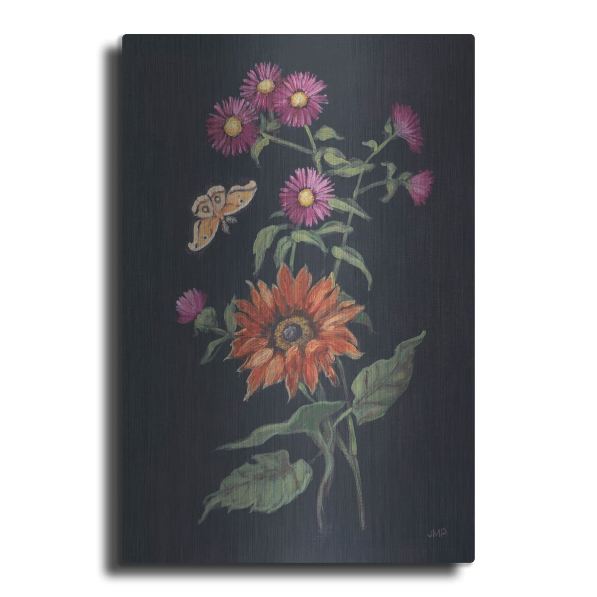 'Botanical Beauty 2 Jewel' by Julia Purinton – Metal Wall Art