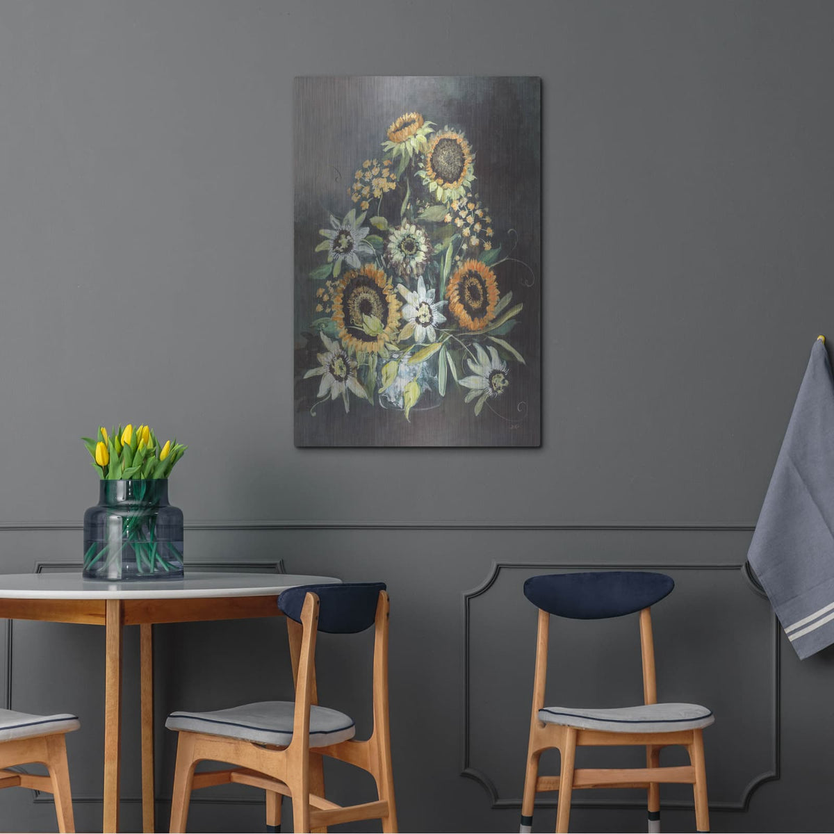 'Botanist Still Life No Blue' by Julia Purinton – Metal Wall Art, 24x36 room view