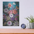 'Butterfly Garden Delight' by Julia Purinton – Metal Wall Art, 12x16 room view