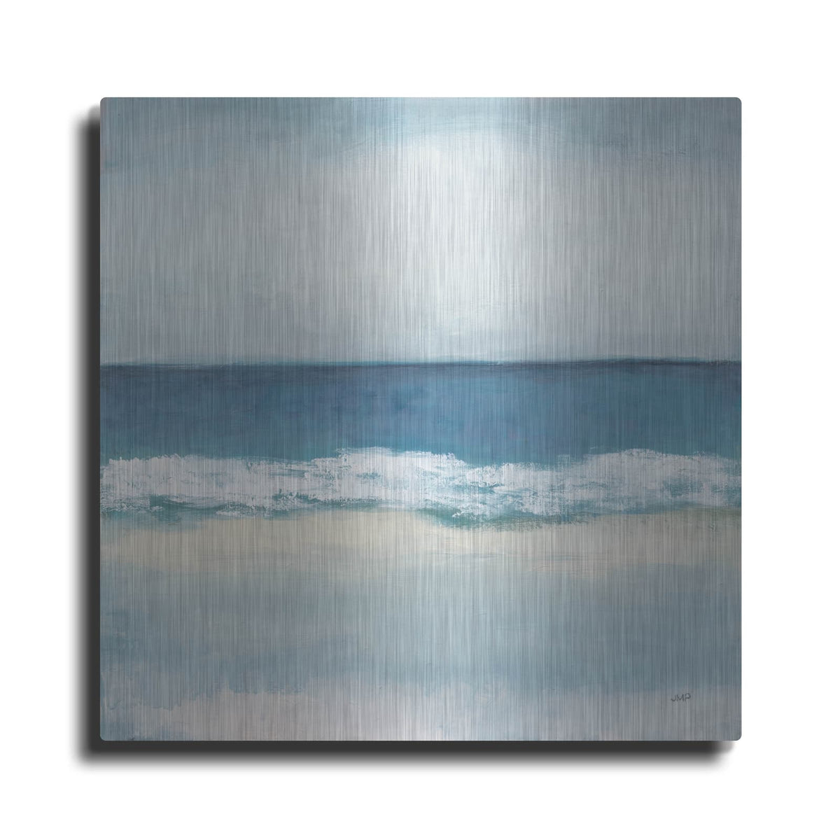 'Calming Coast' by Julia Purinton – Metal Wall Art