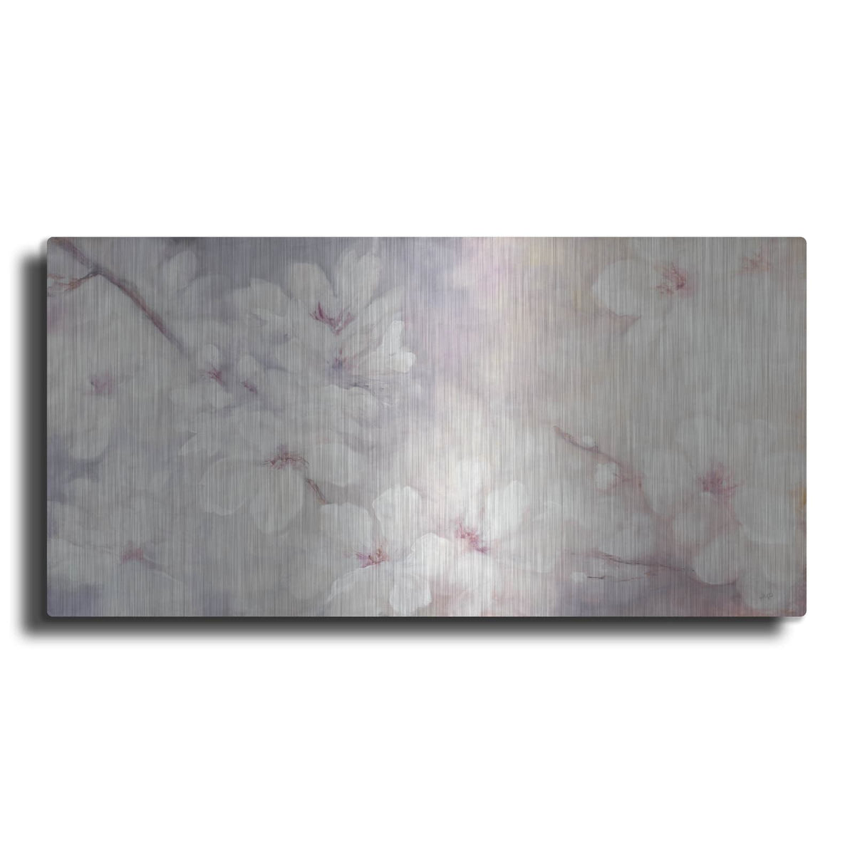 'Cherry Blossoms' by Julia Purinton – Metal Wall Art