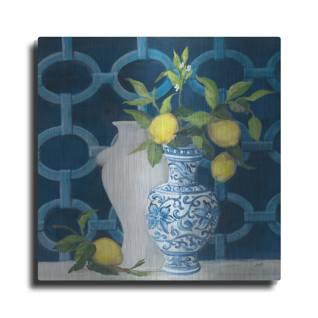 'Chinoiserie Delight' by Julia Purinton – Metal Wall Art