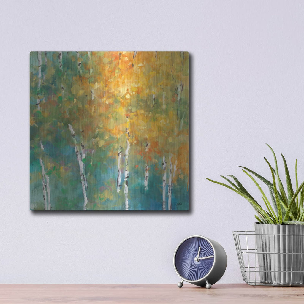 'Confetti 2' by Julia Purinton – Metal Wall Art, 12x12 room view