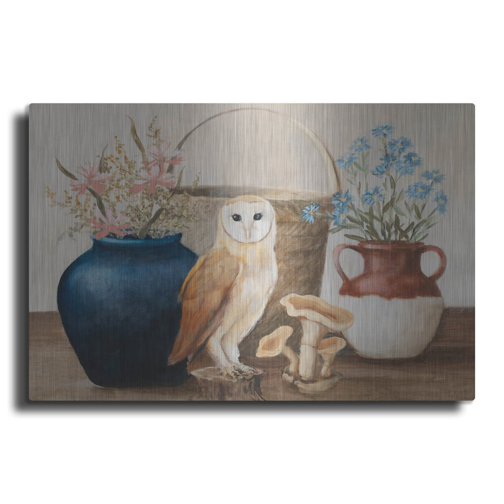 'Cottage Arrangement' by Julia Purinton – Metal Wall Art